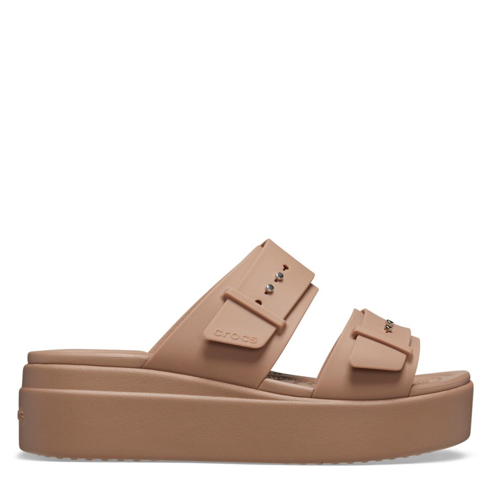 WOMENS BROOKLYN BUCKLE LOW WEDGE SANDAL