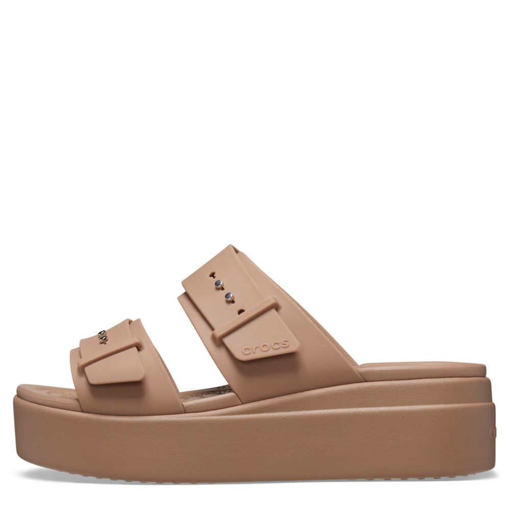 WOMENS BROOKLYN BUCKLE LOW WEDGE SANDAL