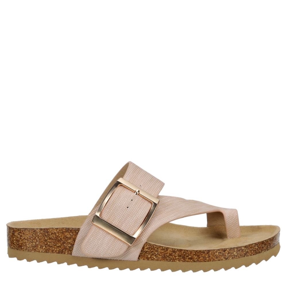 Pale Pink Bjorndal Womens Laurie Footbed Sandal | Rack Room Shoes