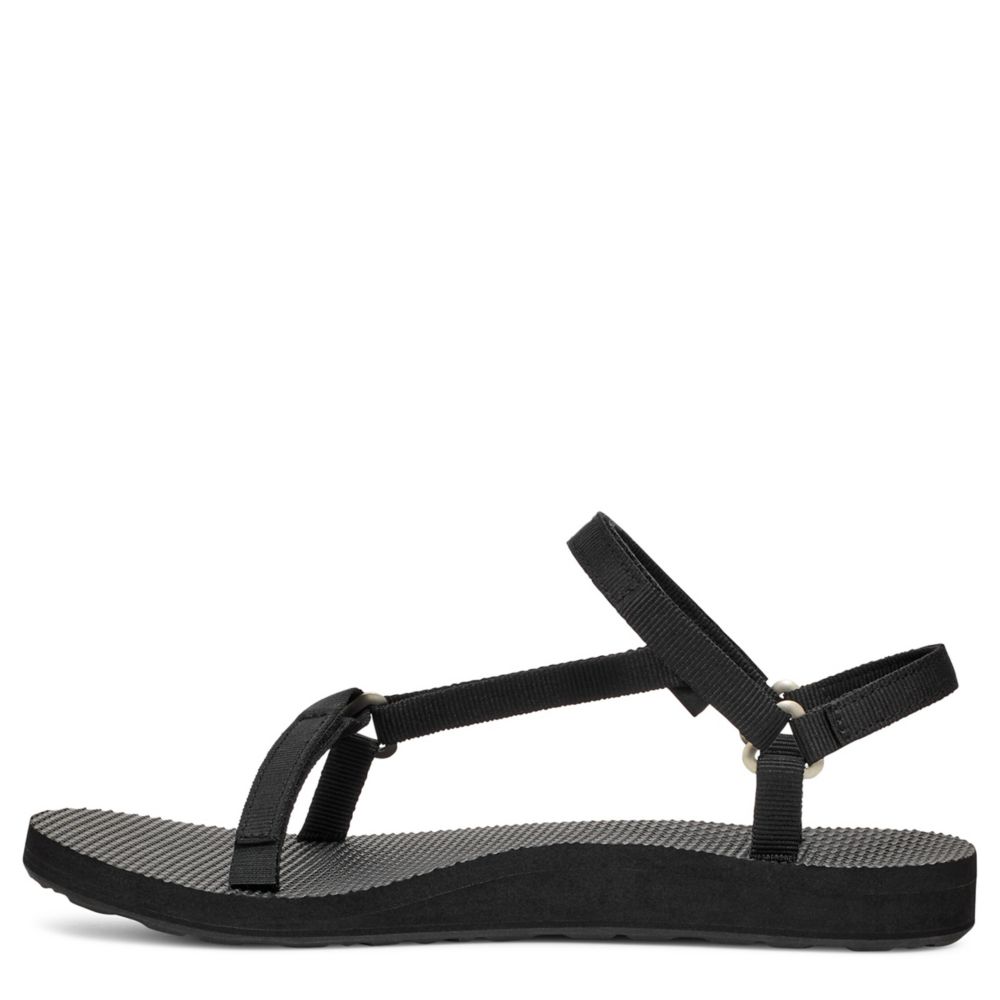 Black Teva Womens Original Universal Slim Outdoor Sandal | Rack Room Shoes