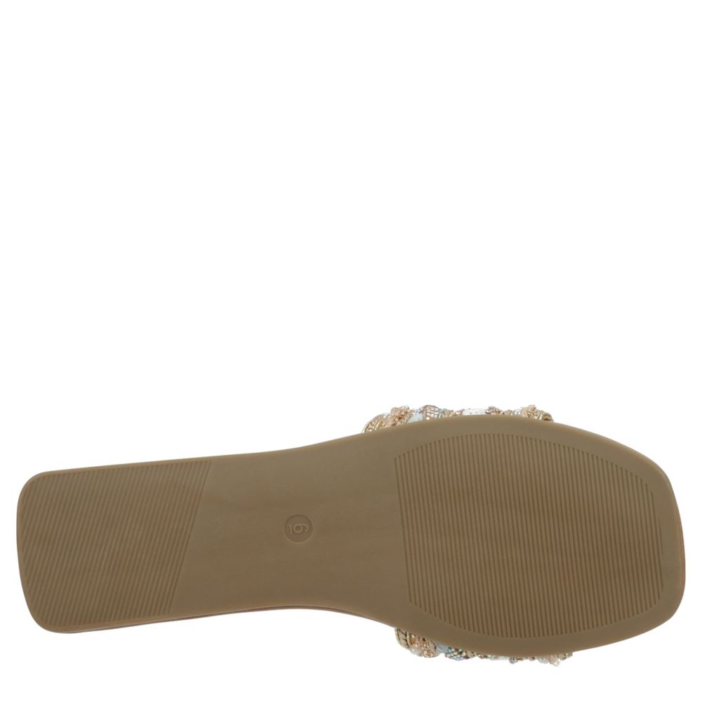 WOMENS THREAD SLIDE SANDAL