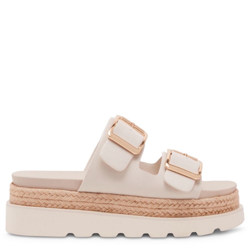 MADDEN GIRL WOMENS MYTHICAL SANDAL BONE