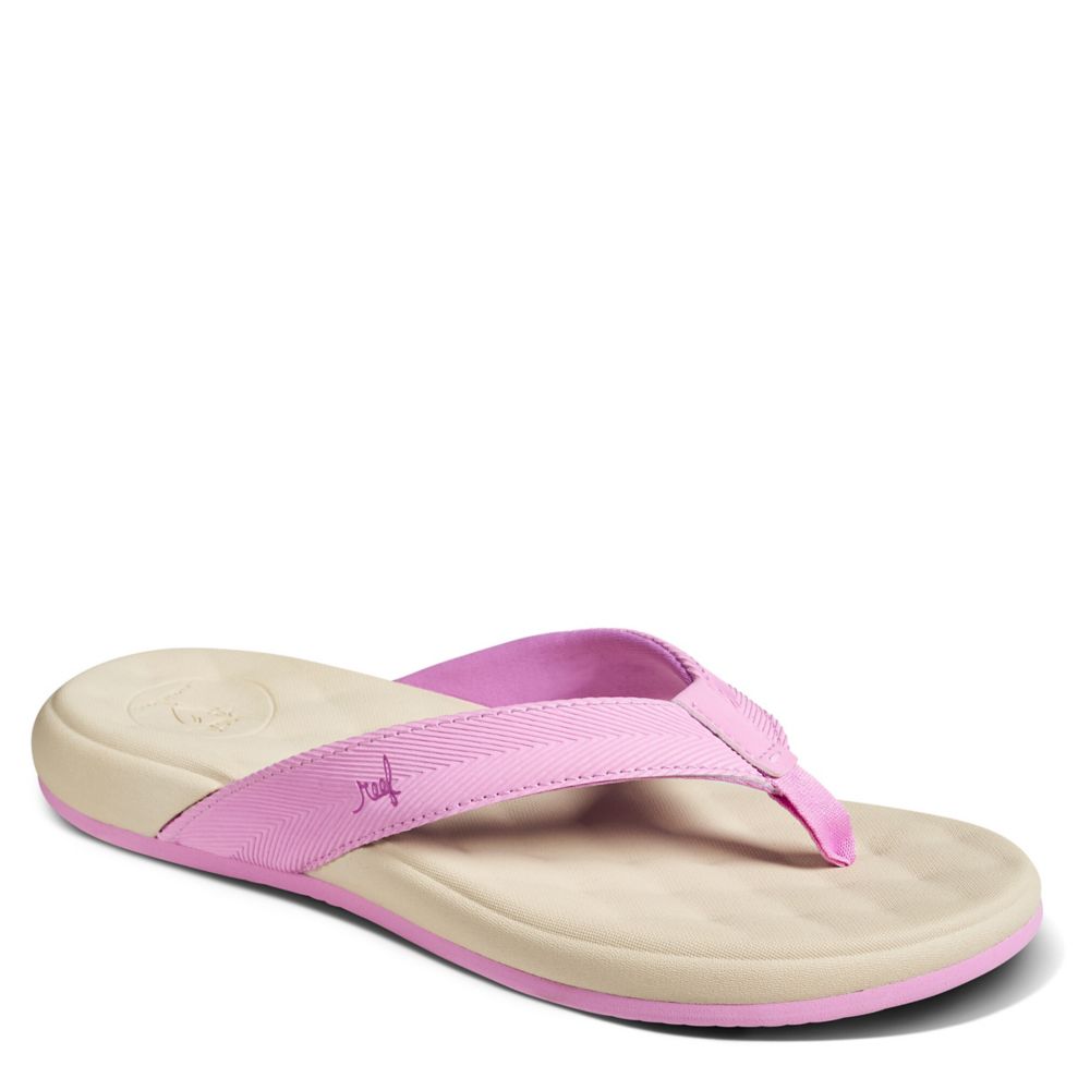 REEF WOMENS CUSHION HARMONY FLIP FLOP PURPLE