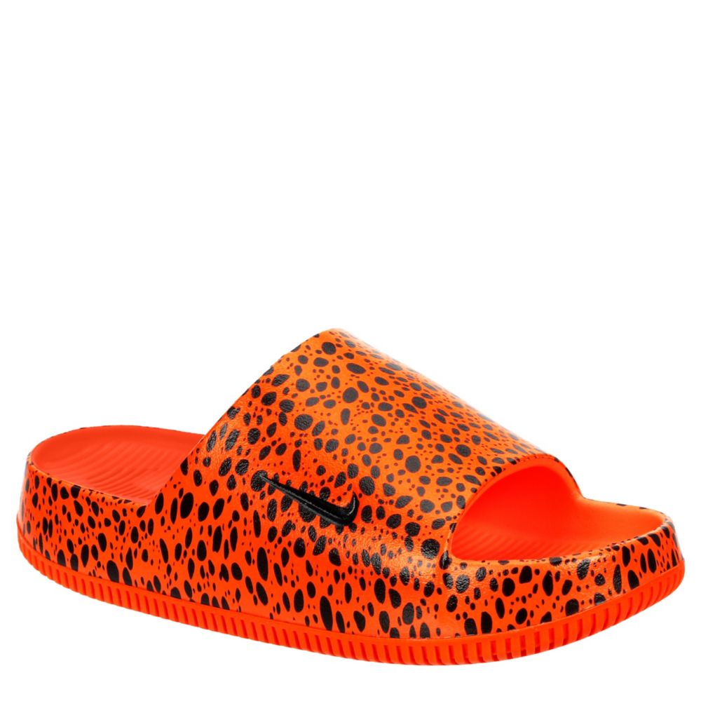 NIKE WOMENS CALM SLIDE SANDAL ORANGE