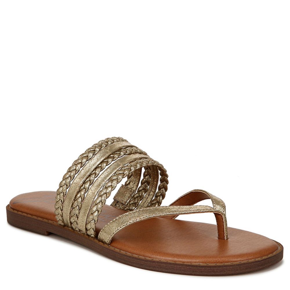 WOMENS CARY-WOVEN SLIDE SANDAL