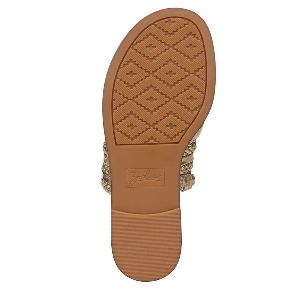 WOMENS CARY-WOVEN SLIDE SANDAL