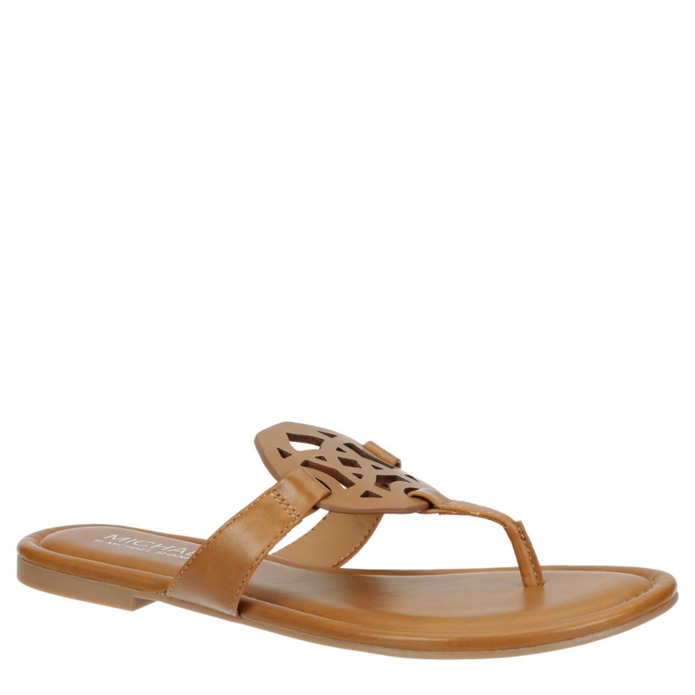 Tan Michael By Michael Shannon Womens Ariana Flip Flop Sandal | Rack ...