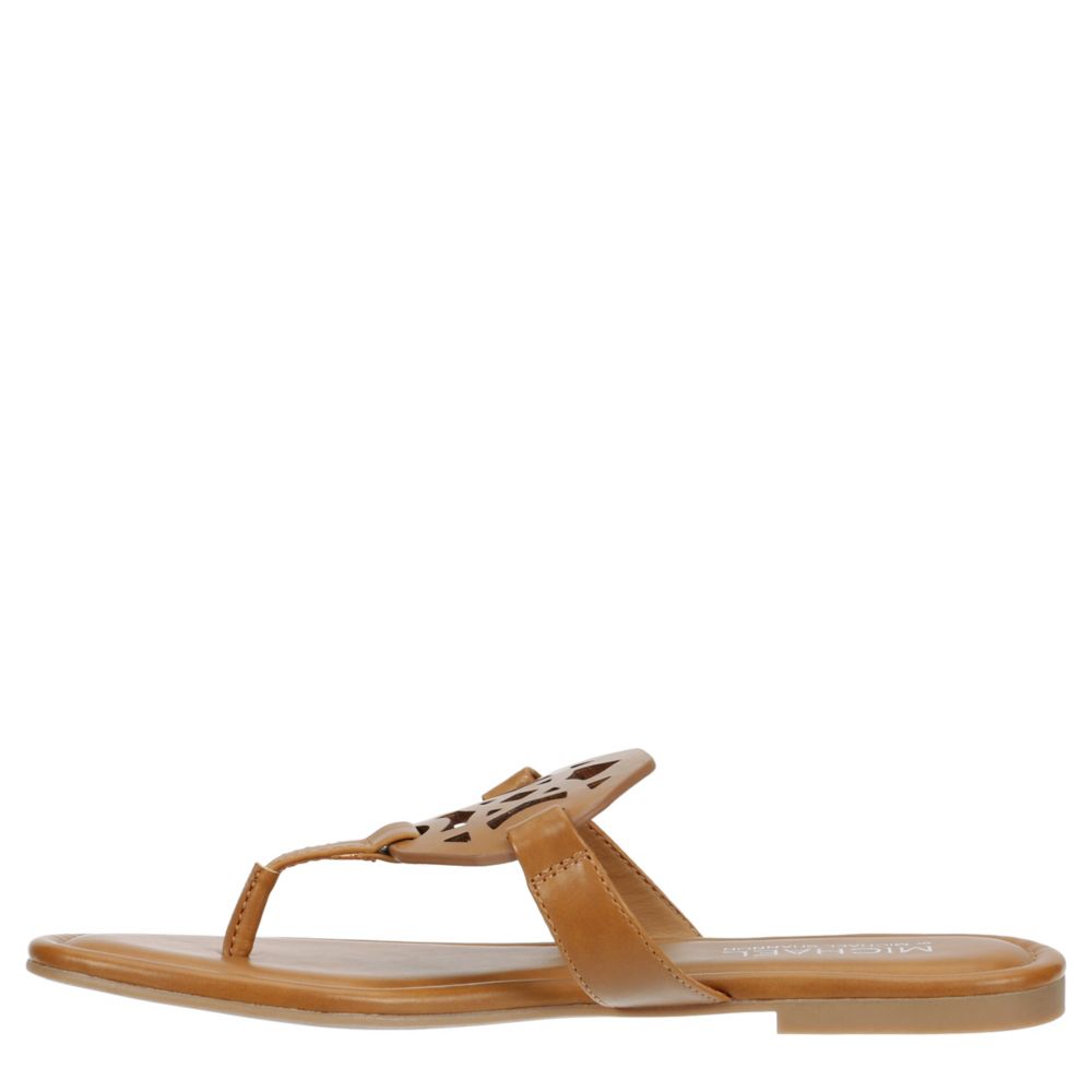 Tan Michael By Michael Shannon Womens Ariana Flip Flop Sandal | Rack ...