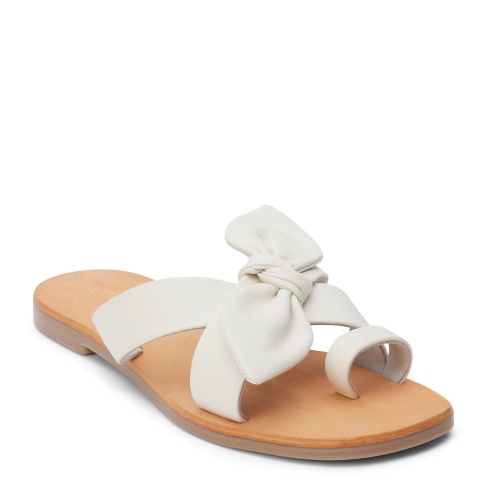 WOMENS VAUGHN FLAT SANDAL LEATHER