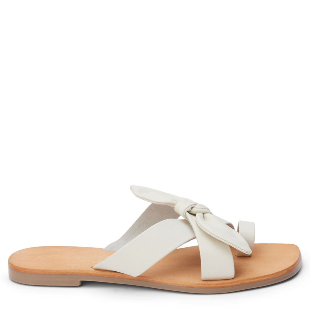 WOMENS VAUGHN FLAT SANDAL LEATHER