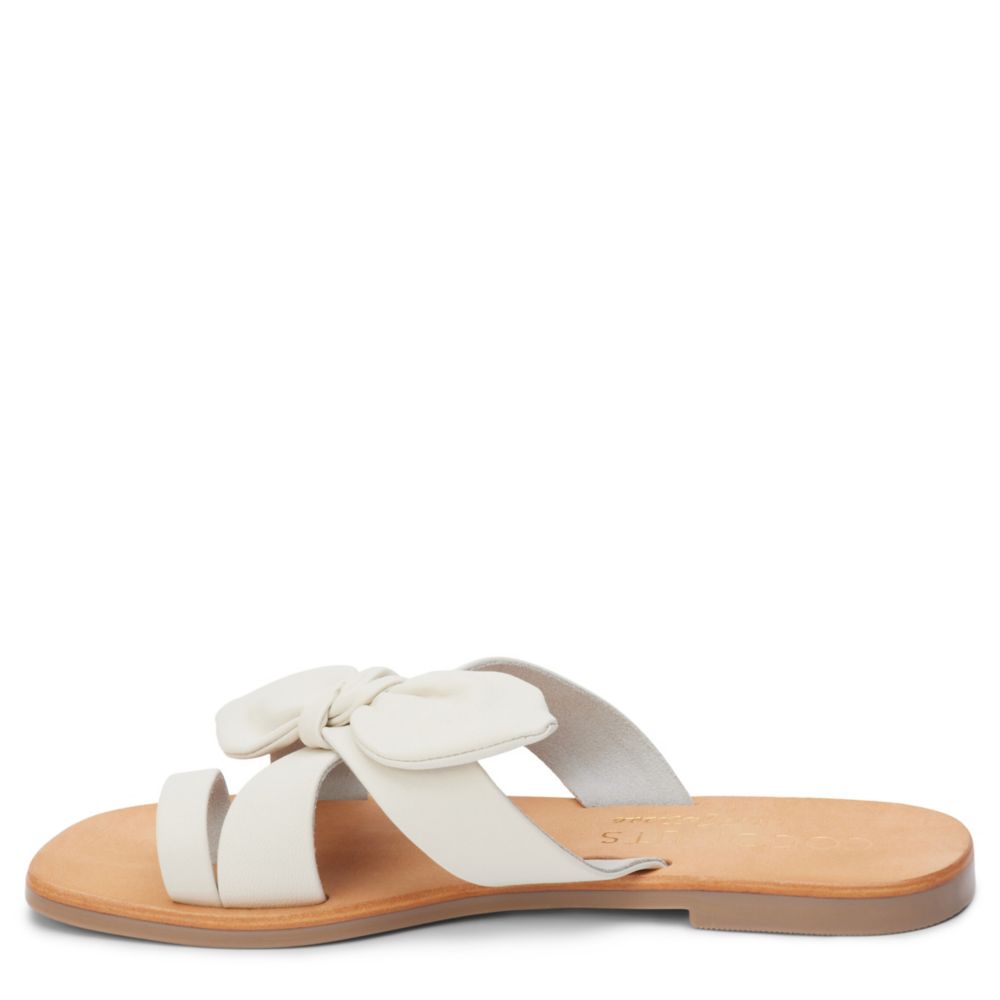 WOMENS VAUGHN FLAT SANDAL LEATHER