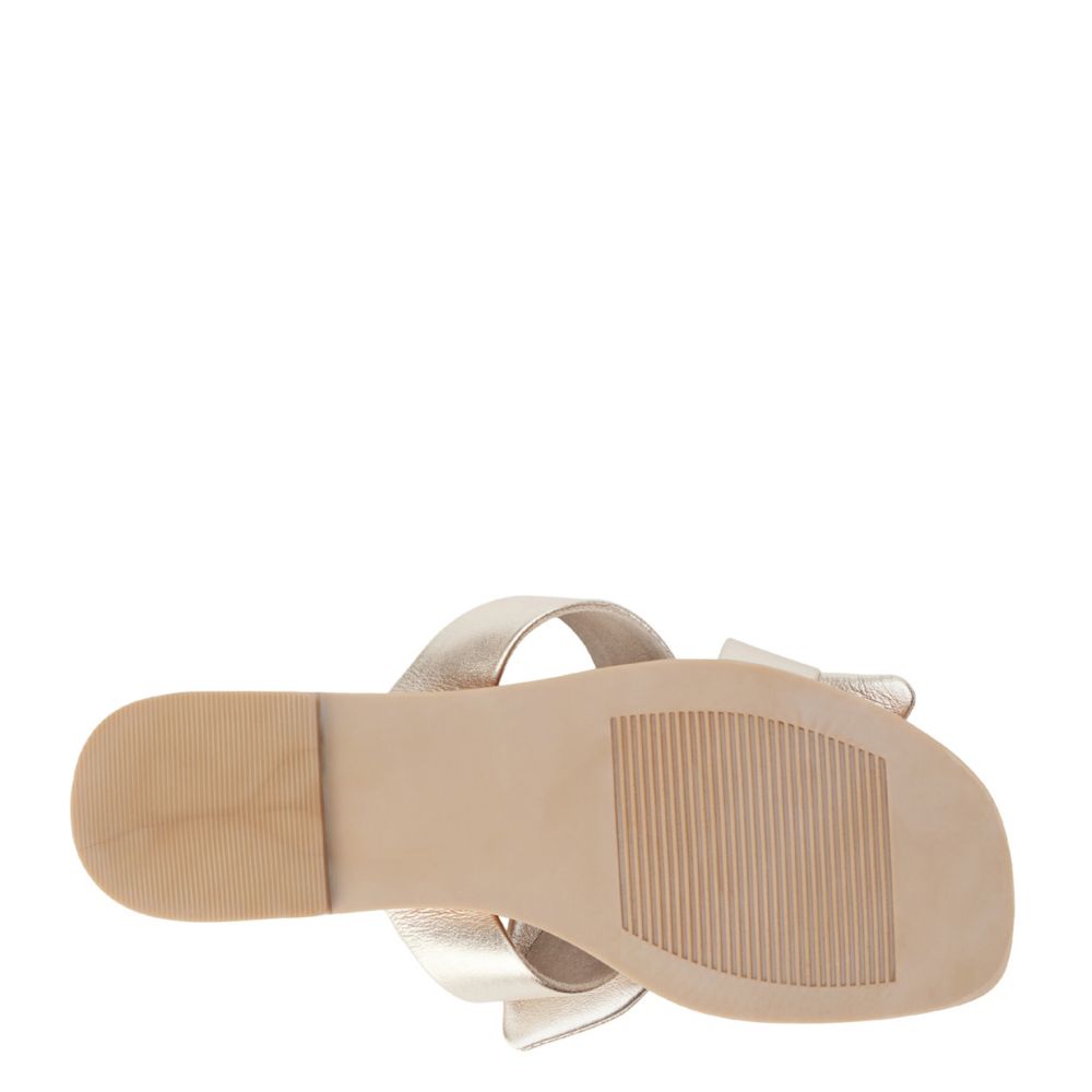 WOMENS VAUGHN FLAT SANDAL LEATHER