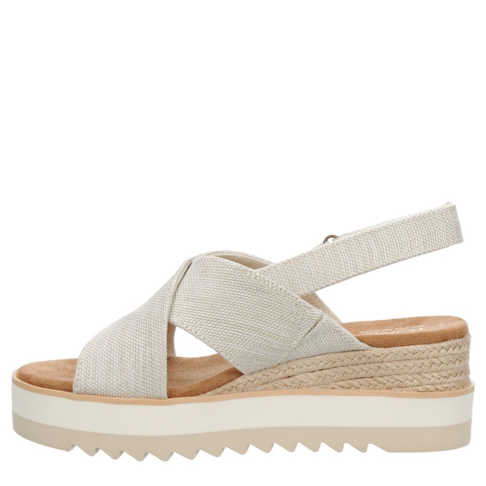 Natural Toms Womens Diana Crossover Sandal | Rack Room Shoes