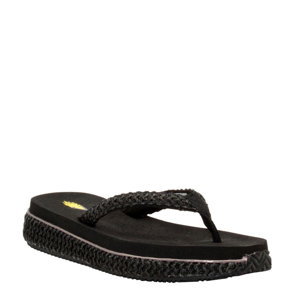 Black Volatile Womens Palau Flip Flop Sandal | Rack Room Shoes