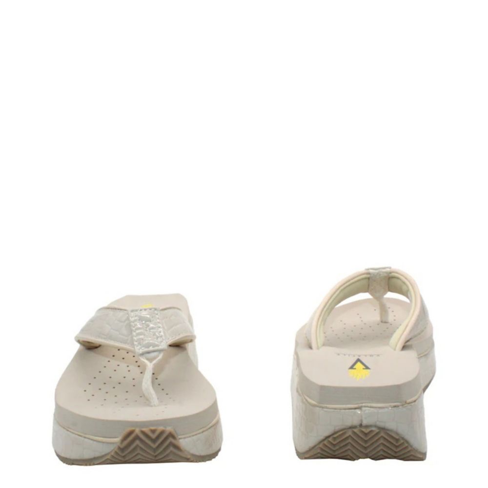 WOMENS MINI CROCO FLIP FLOP WEDGE