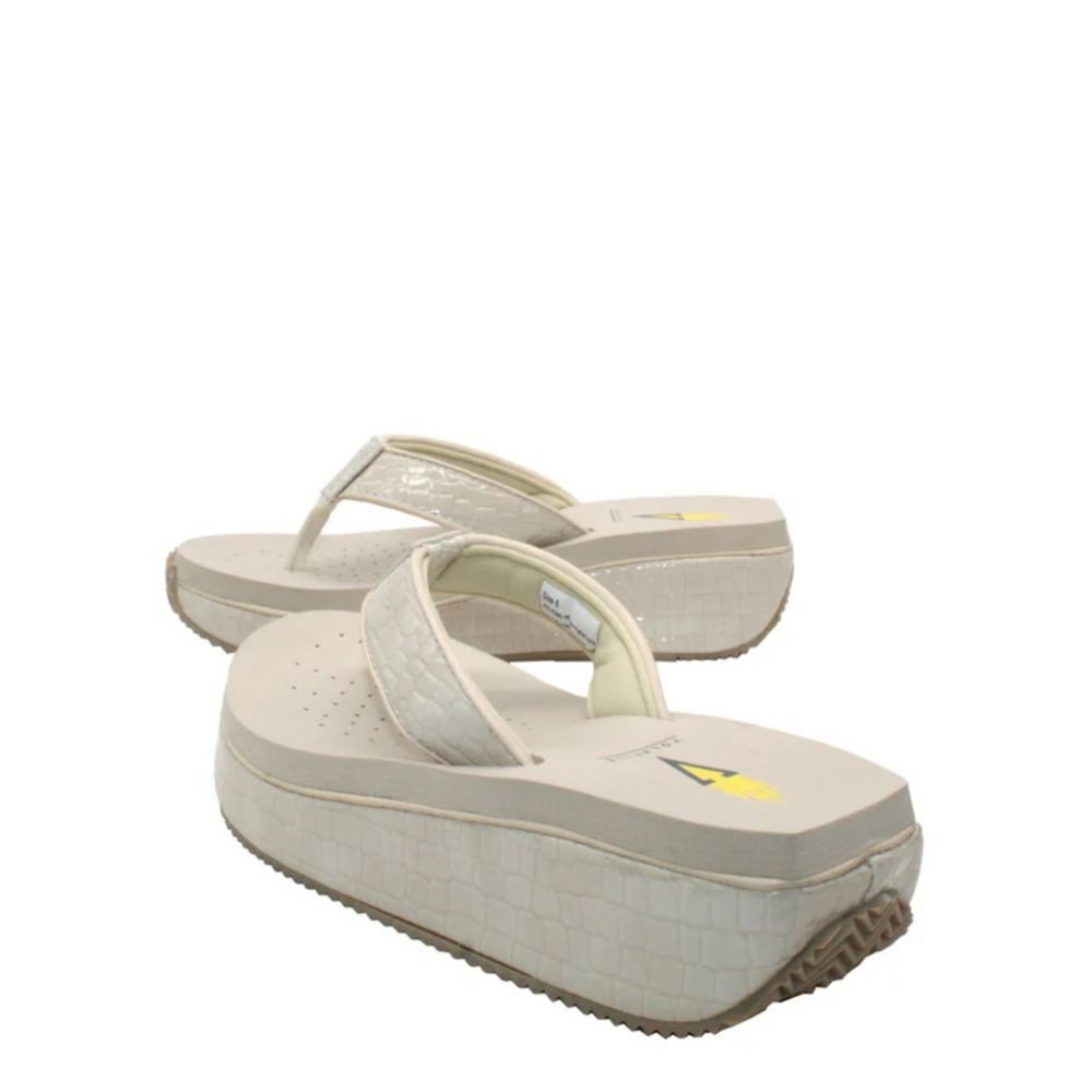 WOMENS MINI CROCO FLIP FLOP WEDGE