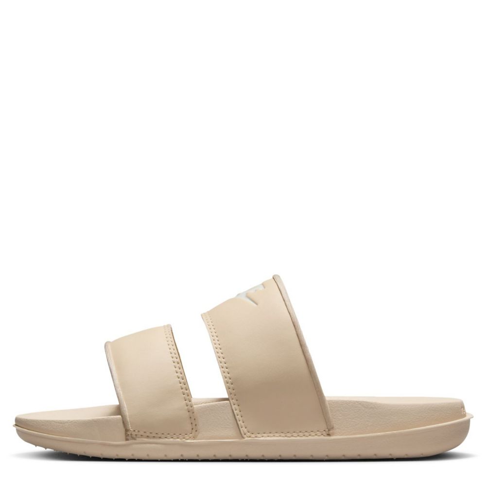 NIKE WOMENS OFF COURT DUO SLIDE SANDAL - TAN