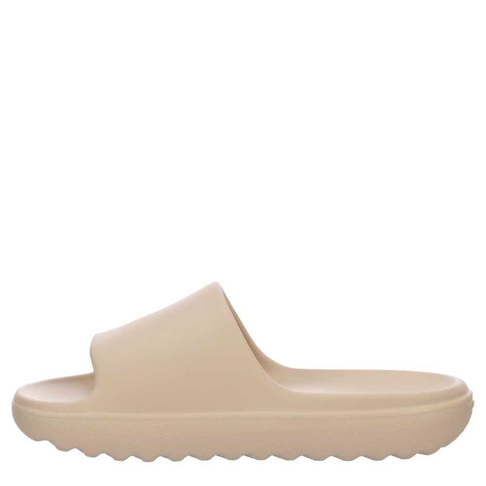 ADIDAS WOMENS ADILETTE LUMIA SLIDE SANDAL - TAN