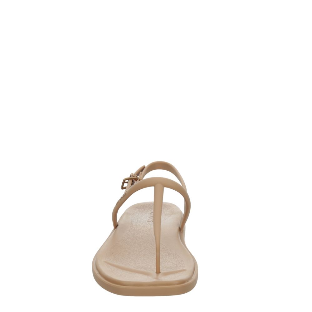 CROCS WOMENS MIAMI THONG FLIP SANDAL - CHOCOLATE