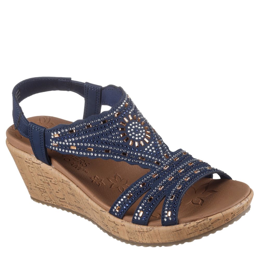 WOMENS BEVERLEE DAZZLING CHARM WEDGE SANDAL