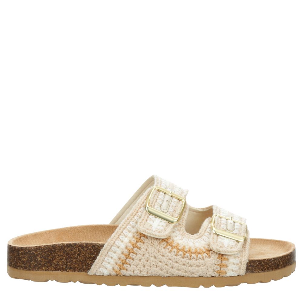 WOMENS TUTU CROCHET SLIDE SANDAL