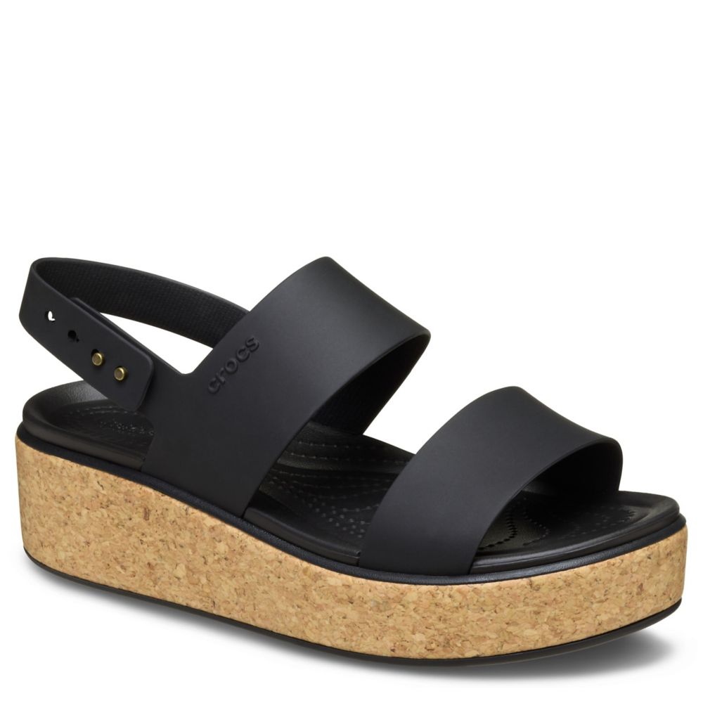 WOMENS BROOKLYN CORK LOW WEDGE SANDAL