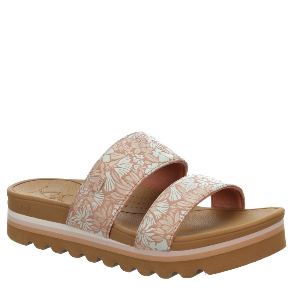 WOMENS BANDED HORIZON HI SLIDE SANDAL