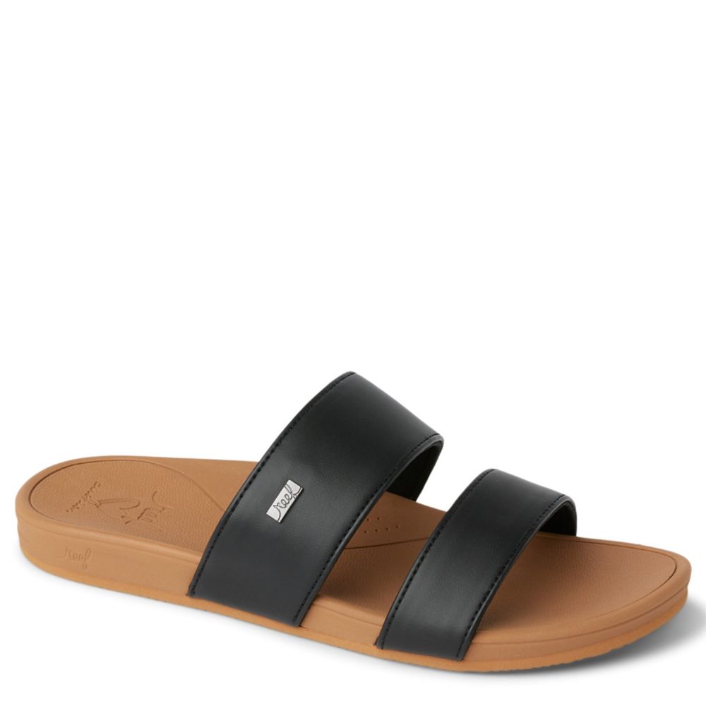 WOMENS BANDED HORIZON SLIDE SANDAL