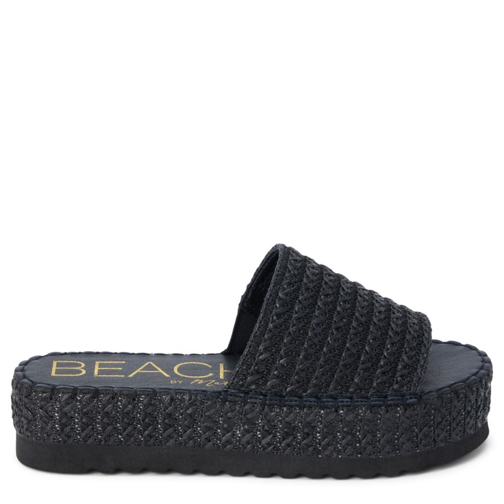 MADDEN GIRL WOMENS BALI SLIDE SANDAL - NATURAL