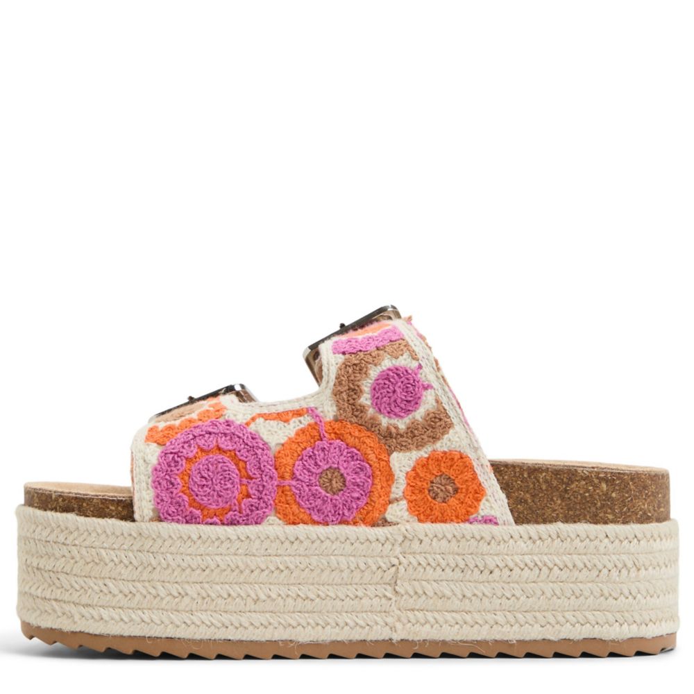 Call It Spring アネットサンダル 白と黒とピンクベージュ Pink Call It Spring Womens Tropicall Slide Sandal | Rack