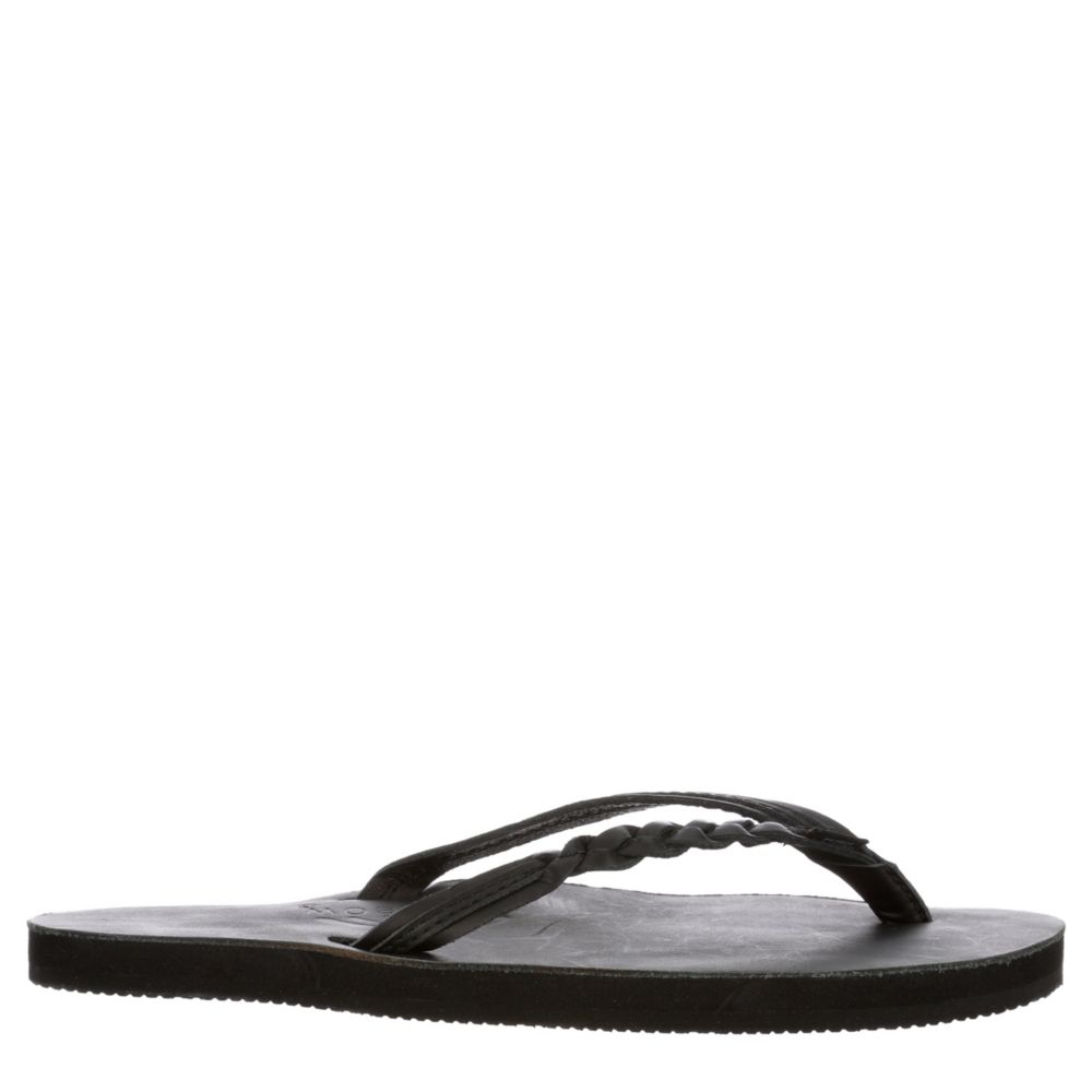 black rainbow sandals womens