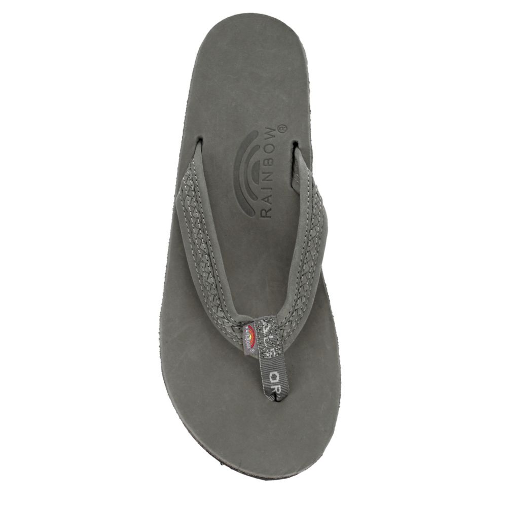 grey rainbow sandals