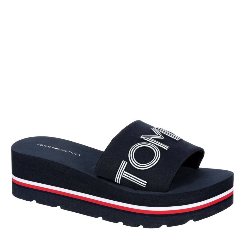 womens slides tommy hilfiger