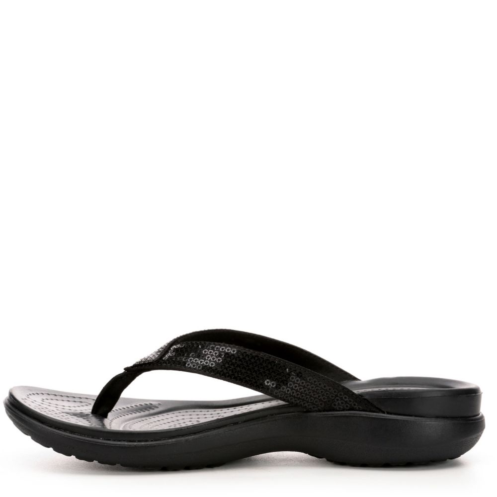 crocs capri v sequin flip flop