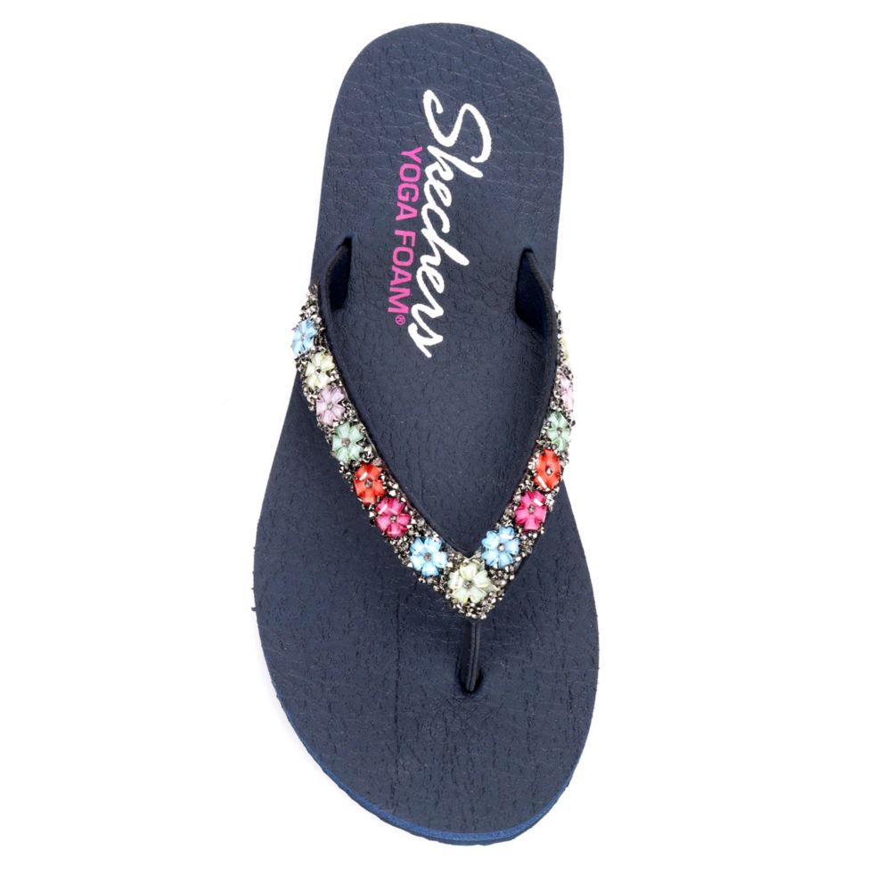 skechers cali women's flip flops