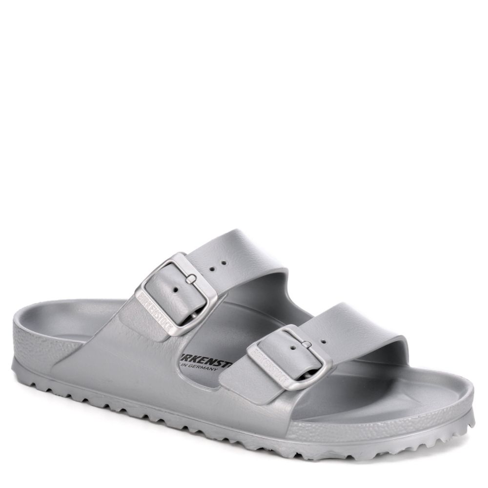 silver birkenstocks