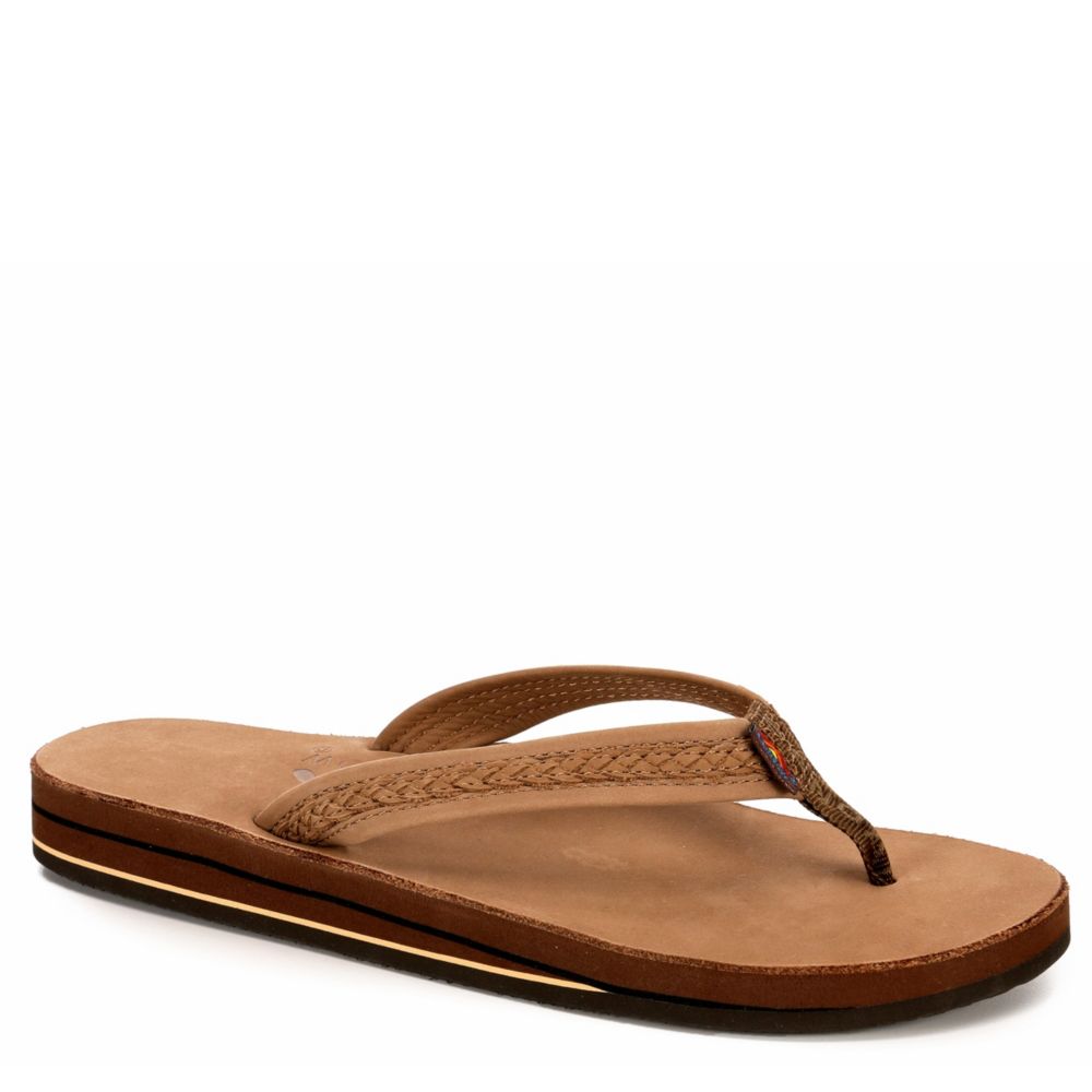 rainbow brown sandals