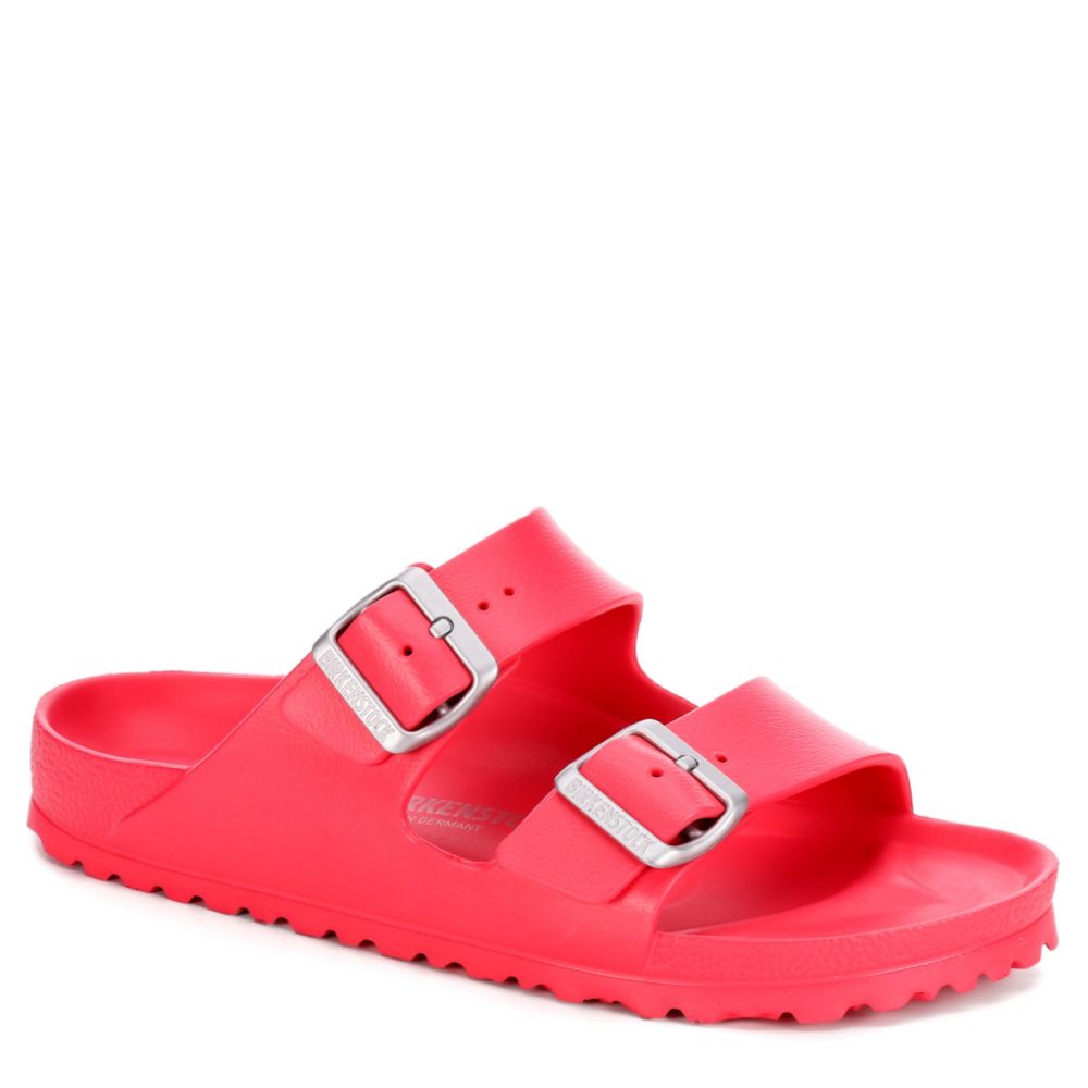 Coral Birkenstock Womens Arizona Essentials Slide Sandal | Sandals | Rack  Room Shoes