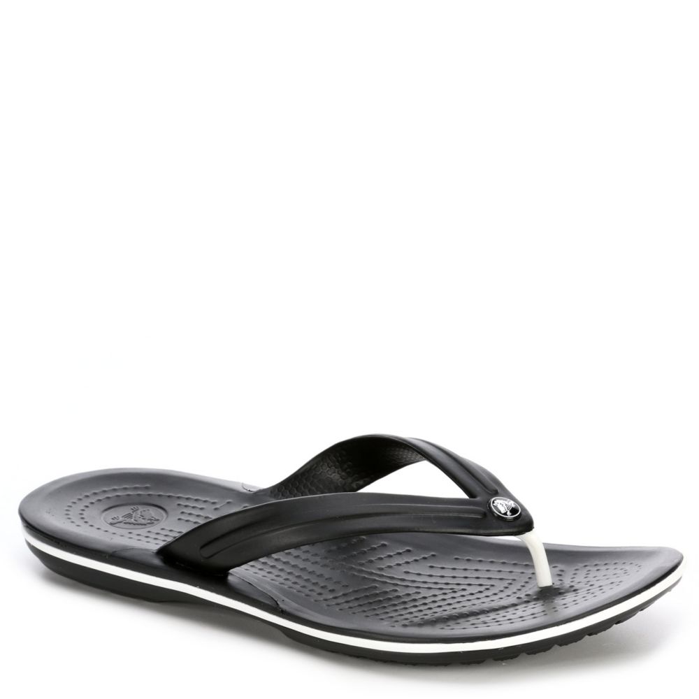 crocs white flip flops