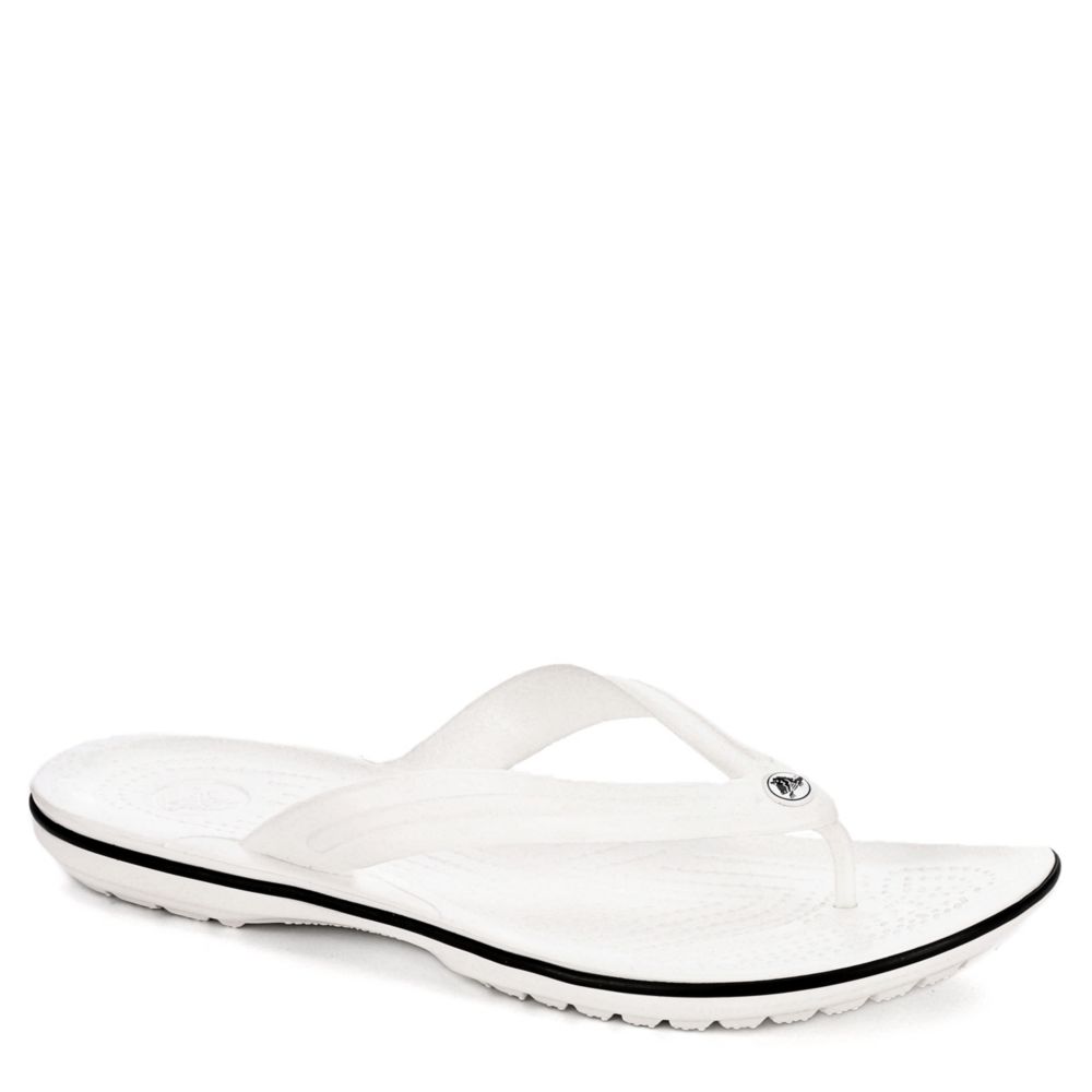 white crocs slippers
