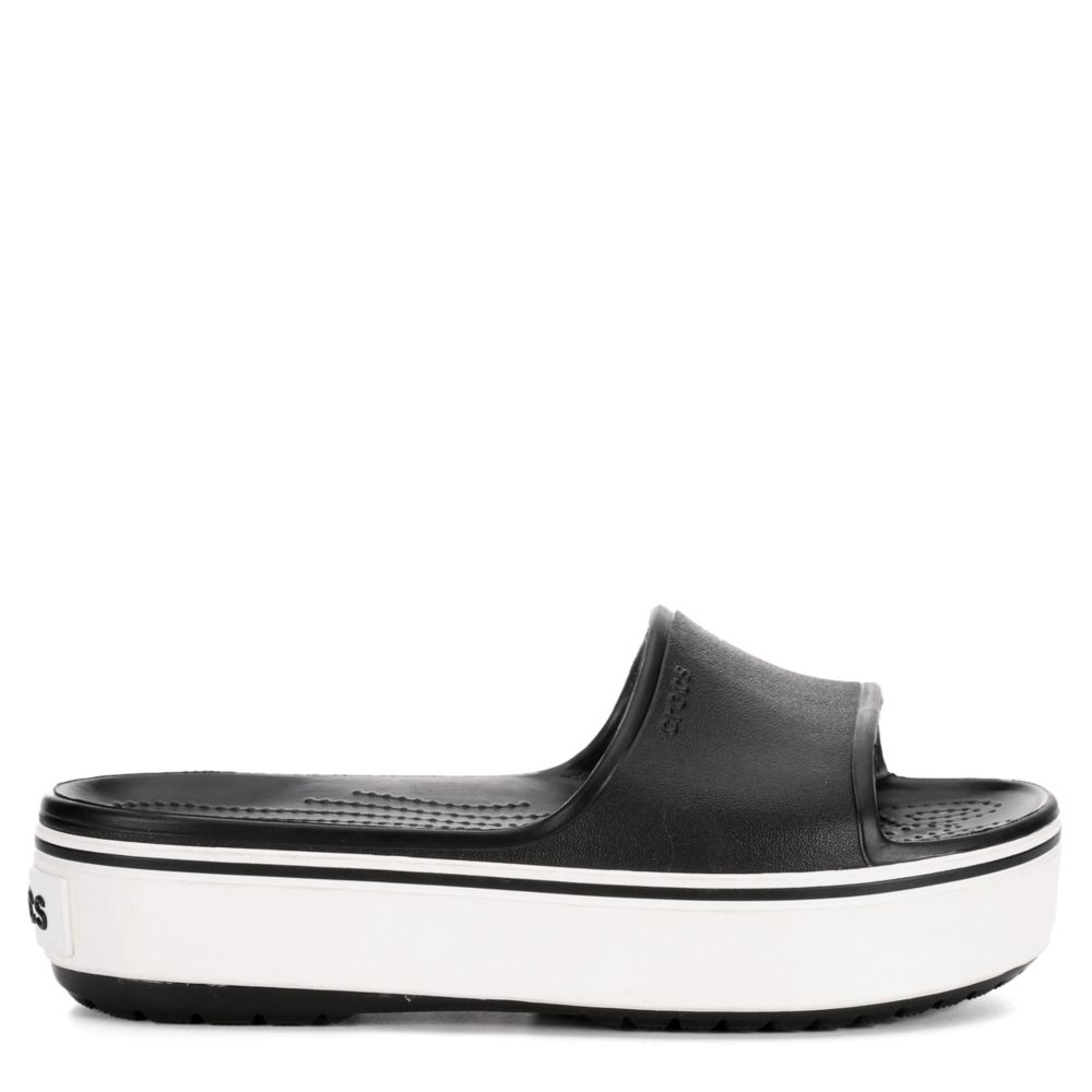crocs women's crocband platform slide sandal