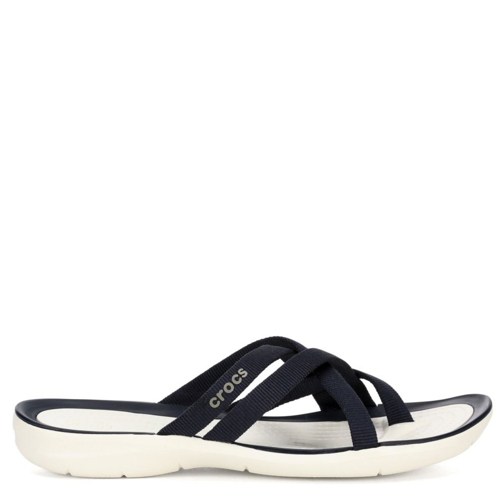 crocs swiftwater webbing flip