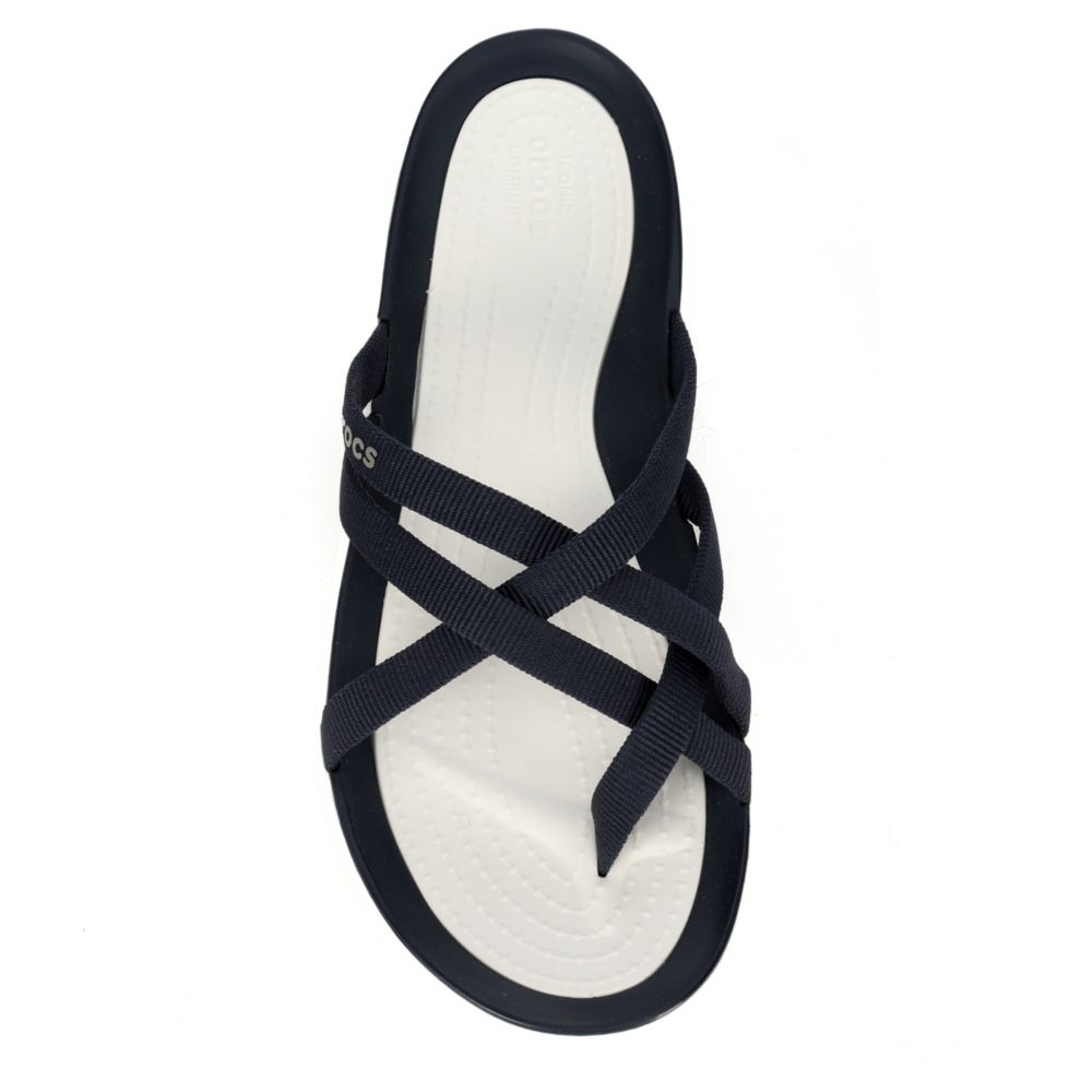 crocs swiftwater webbing flip