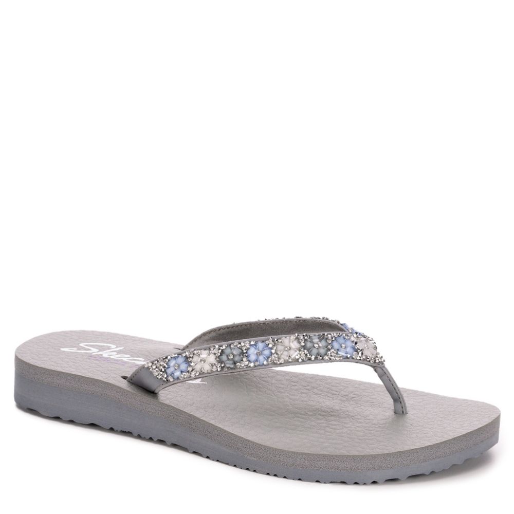 skechers cali women's flip flops