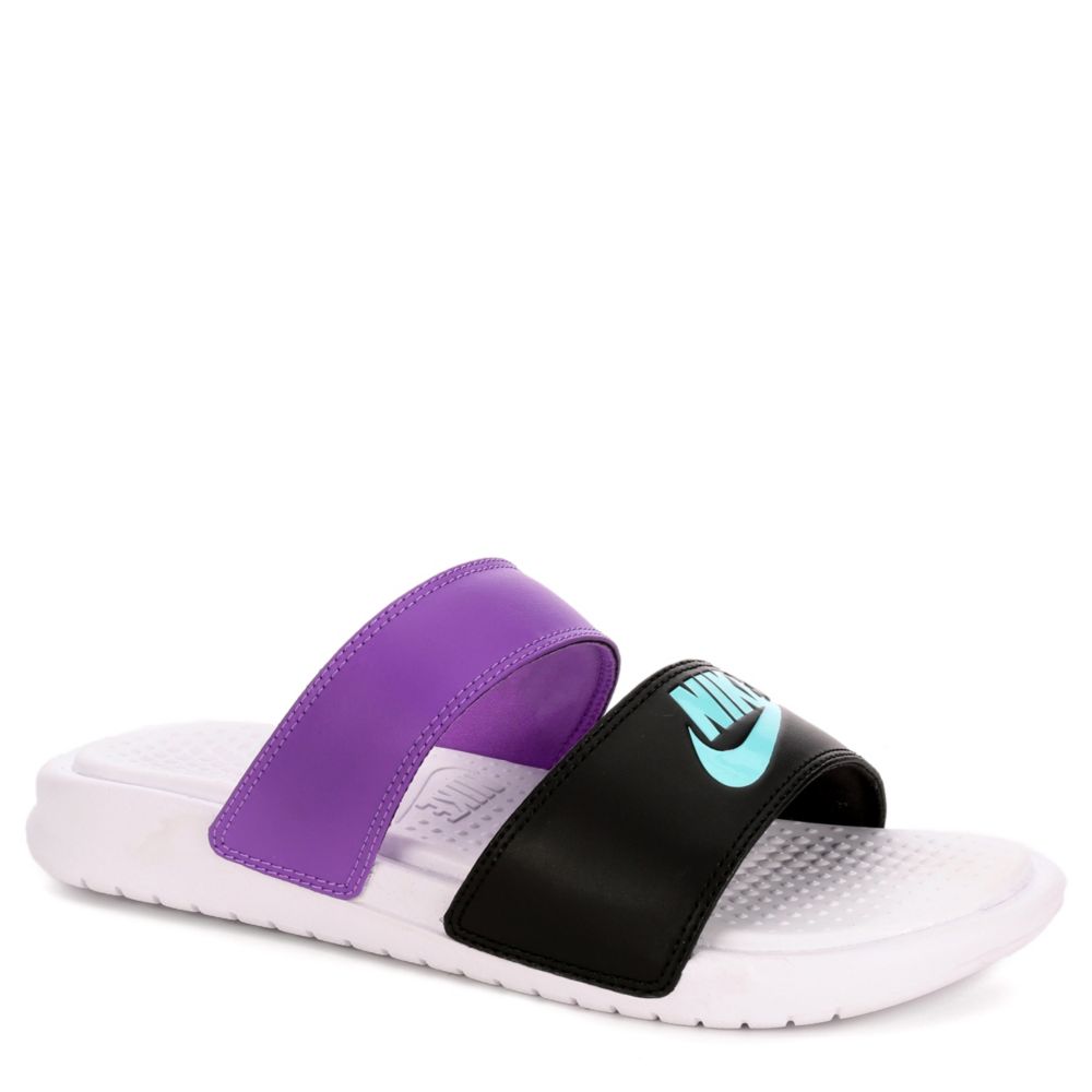 womens purple nike slides