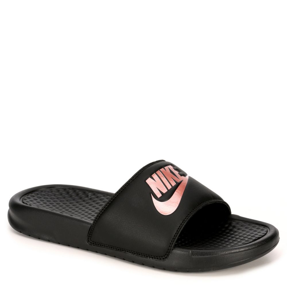 Black \u0026 Rose Gold Nike Benassi JDI 