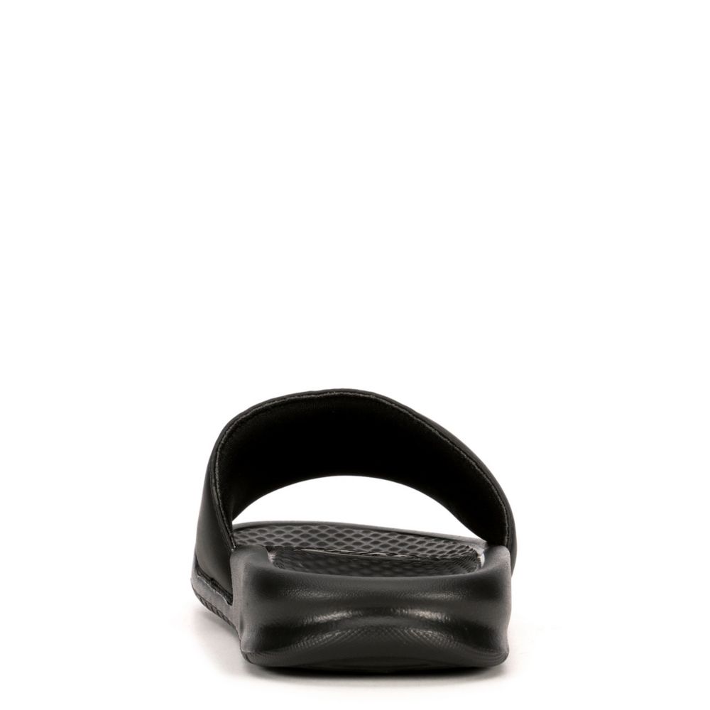 Black u0026 Rose Gold Nike Benassi JDI Women's Slides | Rack Room Shoes