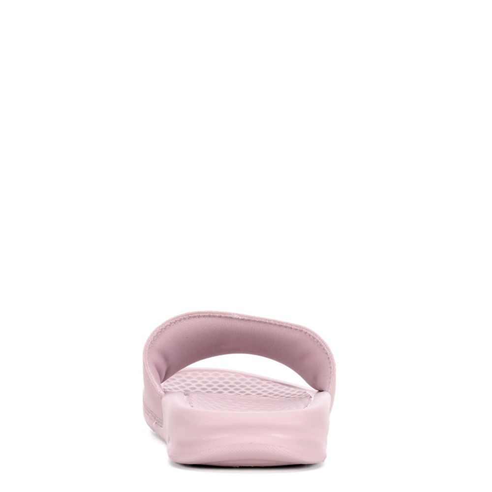 blush nike slides