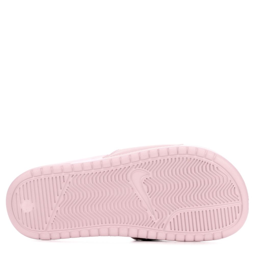 blush nike slides