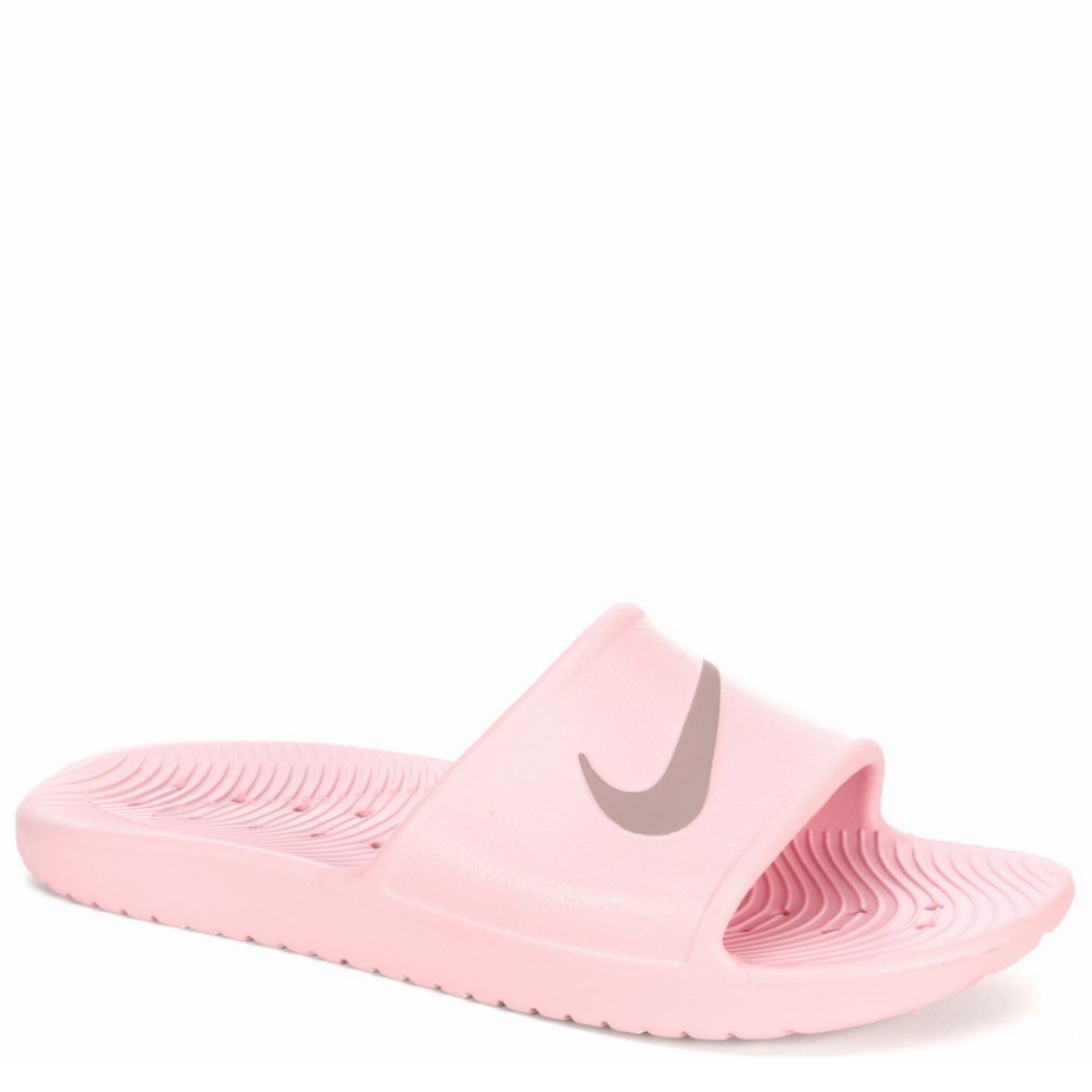 nike kawa slide women's pink